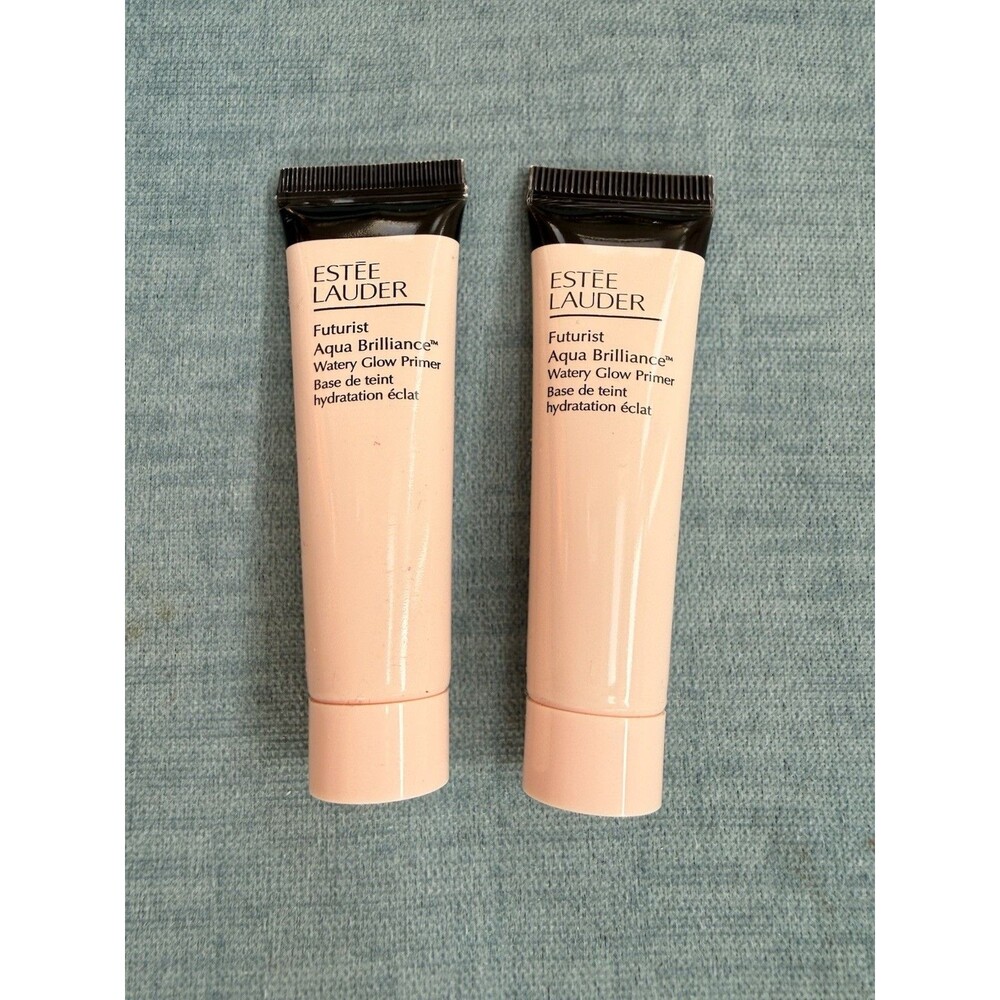 2x Estee Lauder Futurist Aqua Brilliance Watery Glow Primer 0.5oz/15ml = 1 Oz